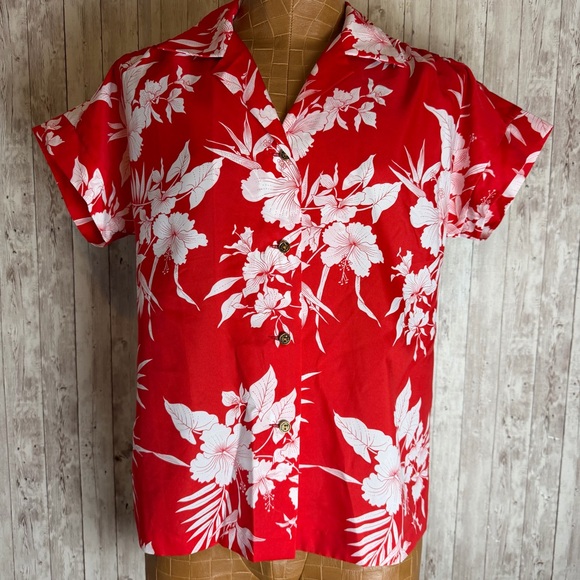 Royal Hawaiian Other - Men's Vintage Royal Hawaiian Men’s Red Floral Shirt